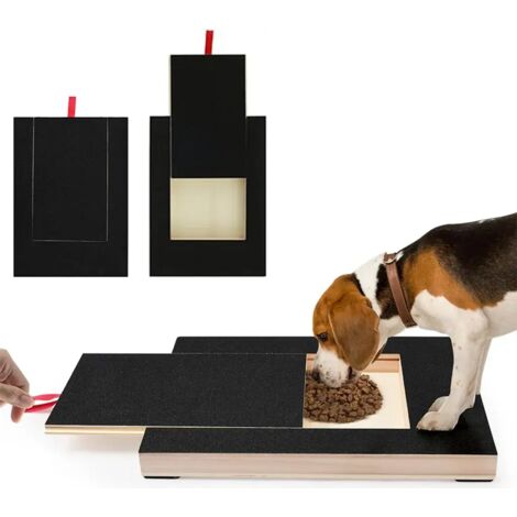 Hundekratzbrett mit Leckerlibox – 35 x 25 x 3 cm, zur Stressbewältigung und Krallenpflege, stabil, kratzfest & fördert natürliches Verhalten