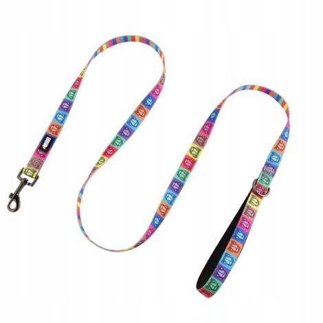 Hundeleine kurz 1,5 m bunt urban traditionell Bulldog HUGGY DOGGY M
