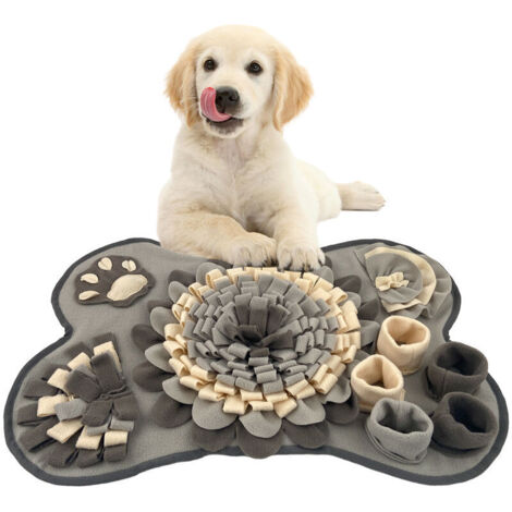 Hundematte, Anti-Stress-Matte, für Hunde aller Größen, grau