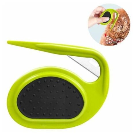 Hundepflegezubehör Haustierkamm Hundekamm Hundepflege Knoting Knife Cat Knoting Kämmen (grün)