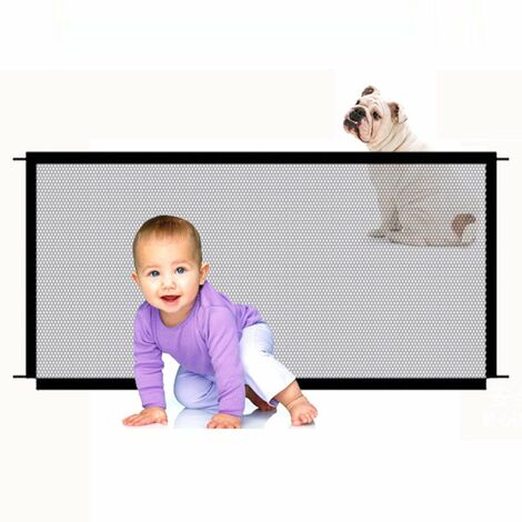 Hundesicherheitstor Pet Safe Mesh Zaun Tragbares Klappbaby Baby Sicherheitstor Überall installieren 110 72CM