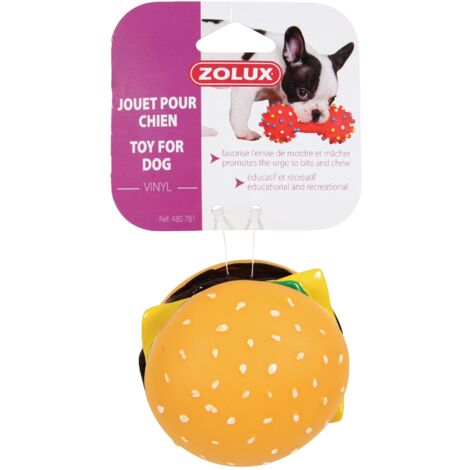 Hundespielzeug Hamburger aus Vinyl - ZOLUX