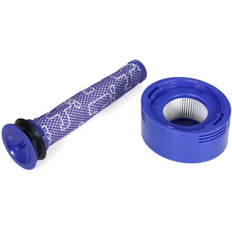 Kkmoon - Zubehör für Dyson V7 V8 Staubsauger – 2-teiliges Set (Vorderfilter + Hinterfilter)