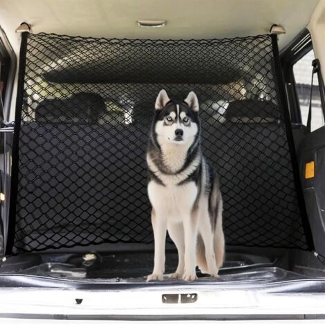 Hundetrennwand für SUVs, Fahrzeuge, LKWs, PKWs, verstellbare Trennwand für Haustiere, faltbares Design für einfache Aufbewahrung, Metallgitter
