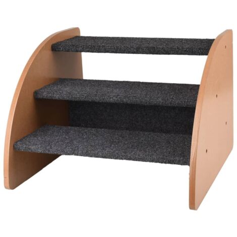 Hundetreppe Karpi 41,5x38,5x30 cm Grau FLAMINGO - Grau