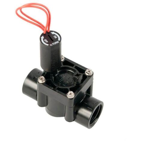 Hunter PGV-100G-B - Electroválvula de riego, 1" 24v, color negro