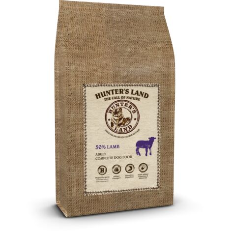Hunter's Land Agneau sans céréales 50 % 12 kg
