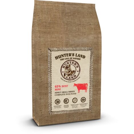 Hunter's Land Mini Getreidefrei 65% Rindfleisch 2kg