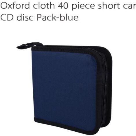 HURRISE Sac de Rangement CD DVD 40 Disques en Tissu Oxford