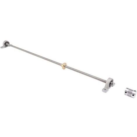 Husillo para cojinete de bolas, tipo T8, 8 mm, 500 mm, con cojinete de bolas para CNC y impresora 3D.