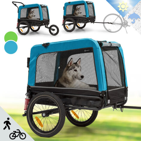 Husky Remorque de vélo 240L & poussette pour chien - 600D - toile Oxford