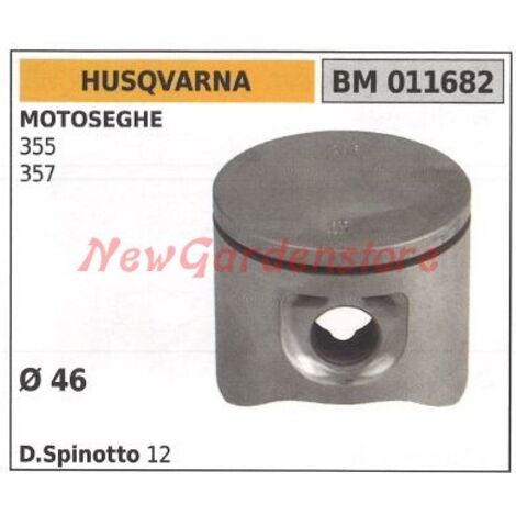 HUSQVARNA 011682 355 357 piston de tronçonneuse Ø 46mm
