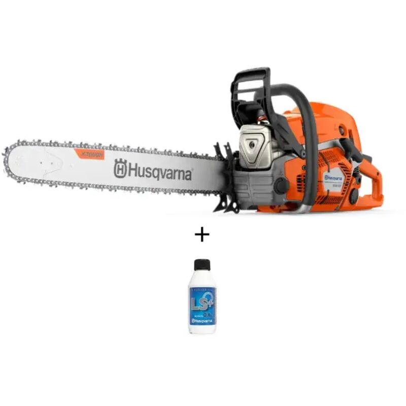 Husqvarna – Tronçonneuse thermique 92 7cc X Torq 7 5Hp – Barre de 20' à 36' – Moteur AutoTune 3.0 – Pour travaux forestiers intensifs 592XP