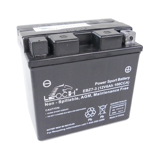 Husqvarna – Batterie 12V 6Ah pour tondeuse autoportée – Puissance fiable – Compatible modèles M105-77X, M105-77XC, M125-77X – Dimensions 113x70x105mm