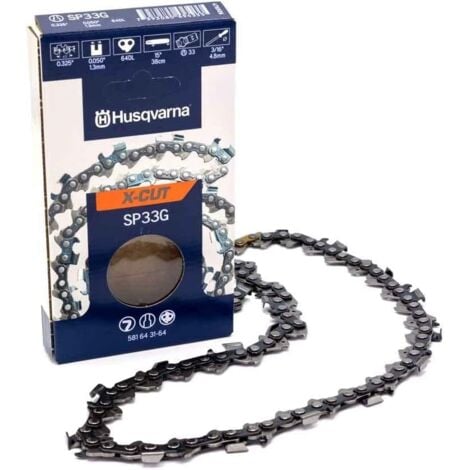 HUSQVARNA CADENA DE SIERRA DE REPUESTO X-CUT SP33G 38CM .325" HM 1.3MM 64TG