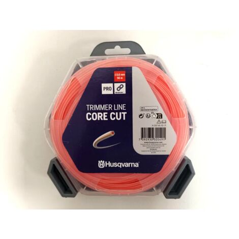 Husqvarna CoreCut - Filo per tagliabordi in polimero 3 mm x 56 m per decespugliatori Bobina