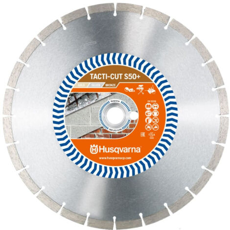 Husqvarna – Disque diamanté 350mm – Segments 12mm pour découpe béton – Longue durée de vie – Usage professionnel