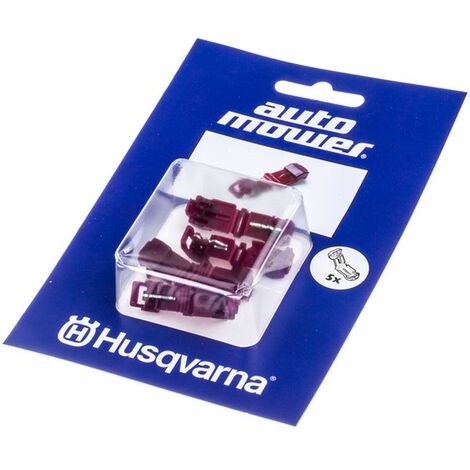 Husqvarna – Connecteur de câble pour tondeuse robot – Lot de 5 raccords – Compatible avec Automower 105/305/310/315X/420/430X/440/450X/520/550