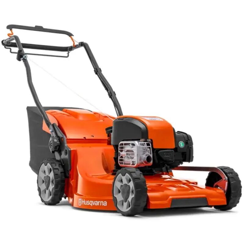 Husqvarna – Tondeuse thermique autotractée 53cm – Moteur essence 166cc 3.8Hp – Technologie ReadyStart – Bac de ramassage – Hauteur de coupe 20 75mm LC 253