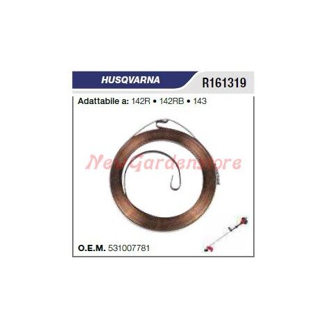 HUSQVARNA muelle de arranque cortacésped 142R 142RB 143 R161319
