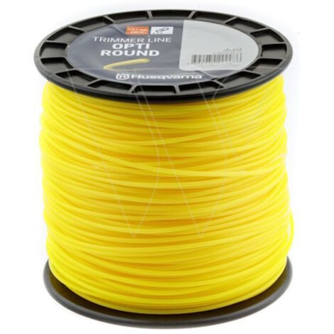 Husqvarna OPTI Round tondo bobina filo nylon Giallo per decespugliatore Ø 2,7 mm - Lunghezza: 240 Metri