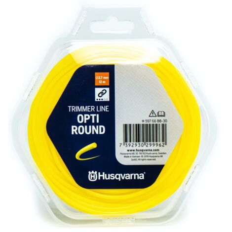 Husqvarna Opti Round tondo bobina filo nylon rosso per decespugliatore Ø 3,0 mm - 240 metri