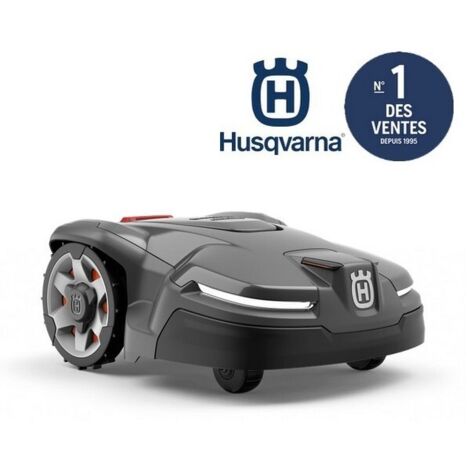 Husqvarna – Robot tondeuse Automower 405X – Surface 600m² – Largeur de coupe 22 cm – Pente maximale 40% – Autonomie 10h avec recharge automatique