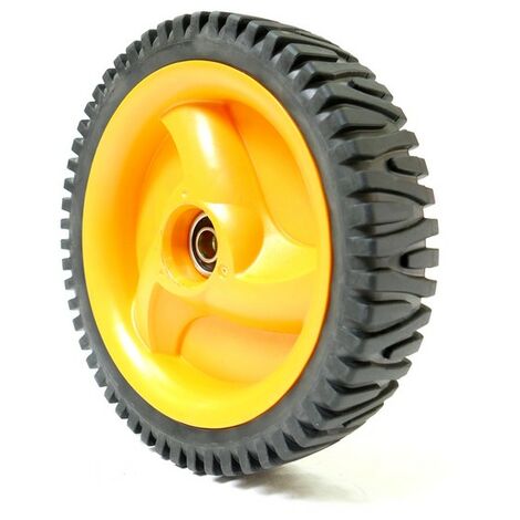 Husqvarna – Roue avant tondeuse Mc Culloch / Jonsered 201 mm – Diamètre axe 13 mm – Compatible M53-625 CMD, CMDE, M53-625D