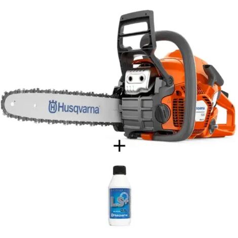 Husqvarna – Tronçonneuse thermique 38cc – Moteur X-Torq – Guide Oregon 35cm – Faible consommation et émissions – Système anti-vibration Low Vib - II 38 CC