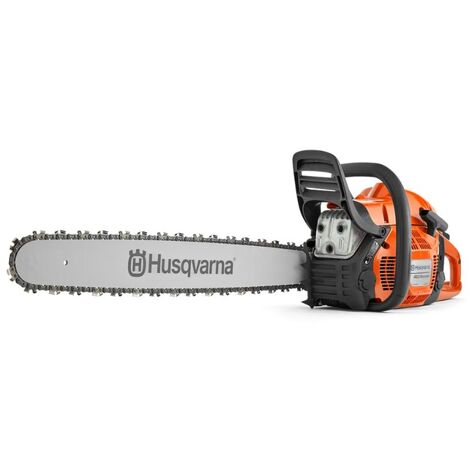 Husqvarna – Tronçonneuse thermique 45 cm – Cylindrée 55.5 cm3 – Puissance 2.6 kW – Technologie X-Torq pour faible consommation