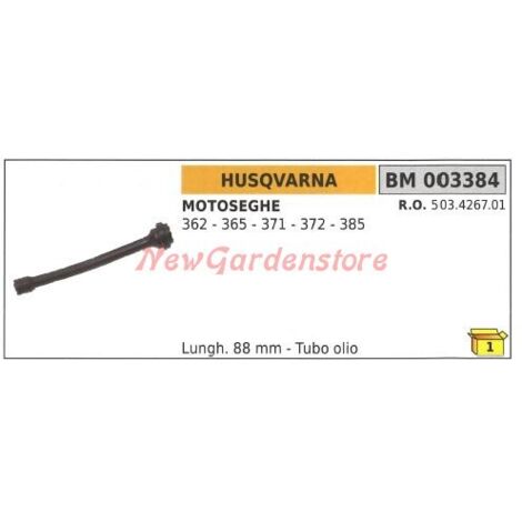 HUSQVARNA tuyau d'huile pour tronçonneuse 362 365 371 372 385 003384