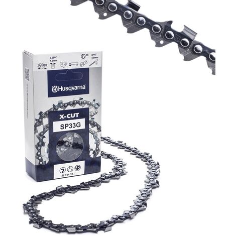 Husqvarna X-CUT SP33G Catena motosega passo 325" - 1,3 mm 0.050" nuovo modello - Numero maglie: 51