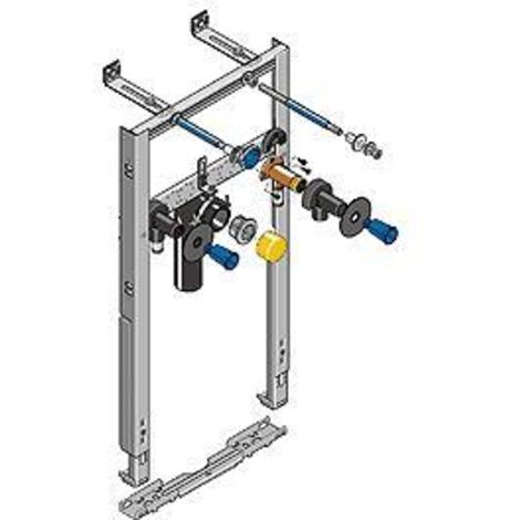 Huter Waschtisch-Montageelement mit langen Mepla Wandscheiben HU-WT2012-G