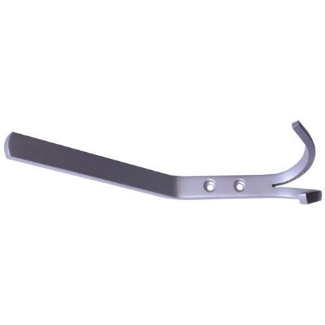 Huthaken Cygni Breite 55 mm, Höhe 180 mm, Aluminium natur eloxiert
