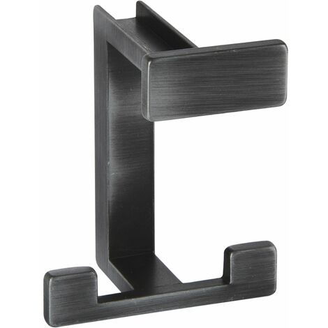 Huthaken Doradus Breite 70 mm, H 92 mm, Zinkdruckguss eisenfärbig gebürstet matt