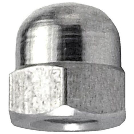 Hutmuttern M4 Edelstahl A2 - 10 Stk. Muttern