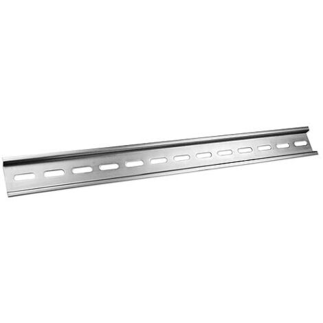 Hutschiene TS 35 x 7,5 mm gelocht - Stahl verzinkt - Länge 326 mm