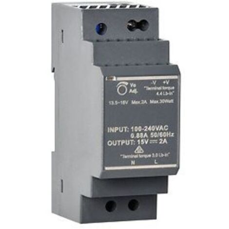 Hutschienen-Netzteil 30W 15V / 2A