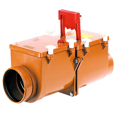 FERRARI SRL Hutterer&Lechner HL710.2 RStauverschl. DN110 m. 2 Niroklappen u. Handabsperrung 710.2