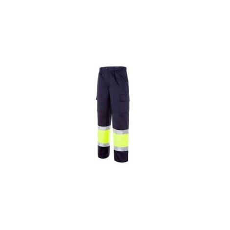 HV816/L PANTALON MULTIBOLSILLOS 65% POL./35% ALGUANTE DE 235 GR./MÂ². BANDAS REFLECTANTE - JUBA