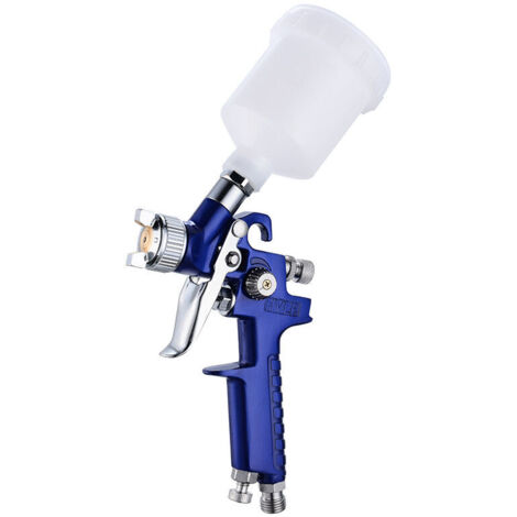HVLP 1,0mm Farbspritzpistole Spritzpistole Lackierpistole mit Tank Airbrush Airbrush Kit