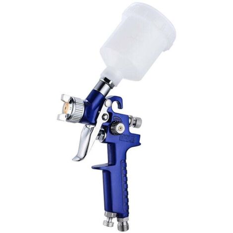 HVLP 1,0mm Farbspritzpistole Spritzpistole Lackierpistole mit Tank Airbrush Airbrush Kit