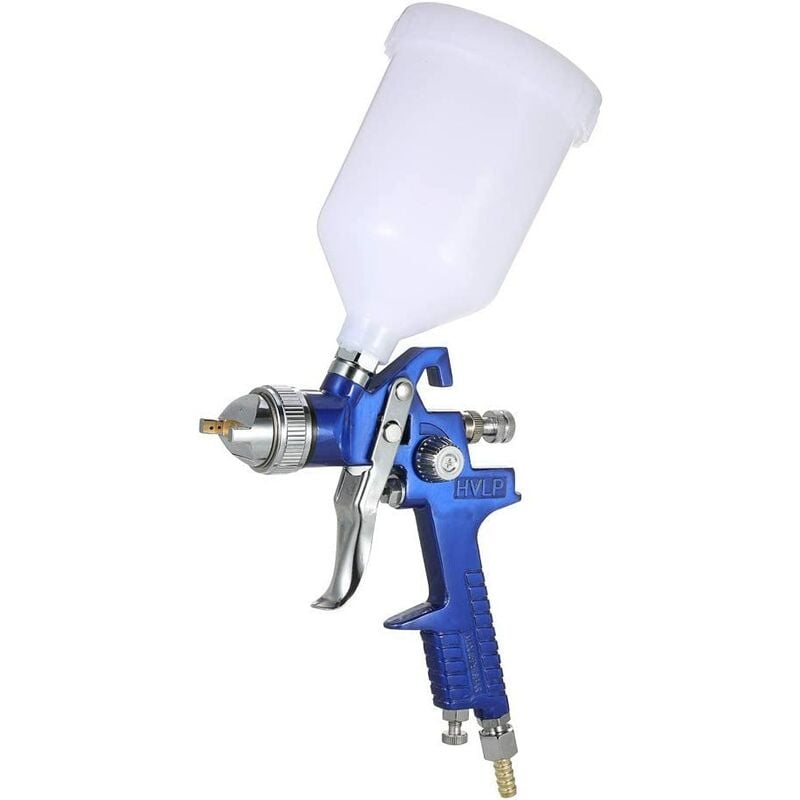 Hvlp Air Spray Gun Gravity Feed Paint Sprayer Stainless Steel Air Brush