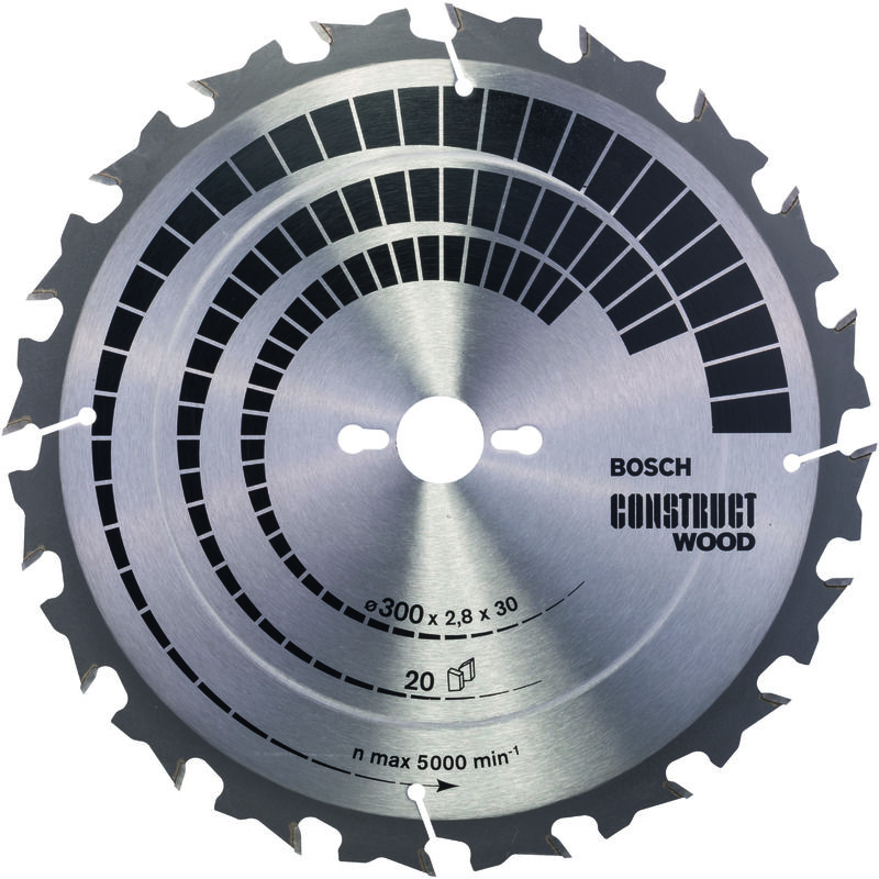 

BOSCH 2608640700 Hoja De Sierra circular CW WO T 300x30-20