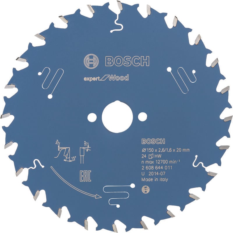 

BOSCH 2608644011 Hoja De Sierra Circular Expert for Wood H 150x20-24