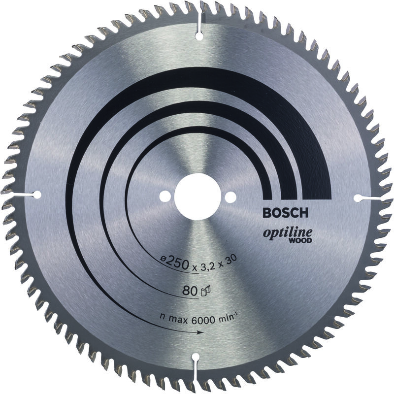 

BOSCH 2608640660 Hoja De Sierra circular OP WO T 250x30-80