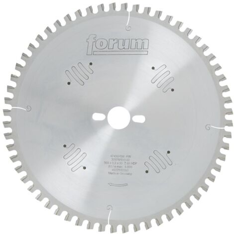 HW-Kreissägeblatt Dach-Hohlzahn negativ 303mm x 3,2mm x 60Z FORUM