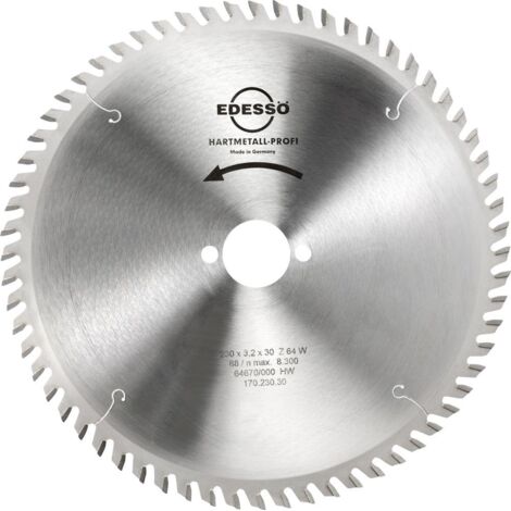HW Kreissägeblatt Profi 230x3,2x30mm Z64 W