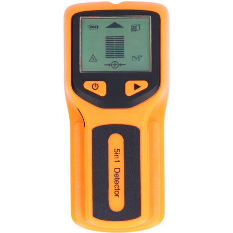 HW430 5-in-1 Multifunktions-Balkendetektor, LCD-Wandscanner mit Metallerkennung, Kunststoff, 152 x 70 x 38 mm, Gelb
