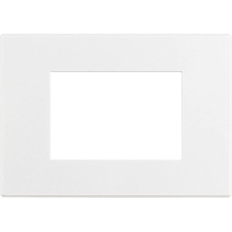 Placca 3 Posti Bticino Axolute Air Bianco Opaco Verniciabile Hw4803aw